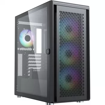 PC skriňa Silentware Air 100 čierna — Mid-Tower skriňa kompatibilná s ATX, čierna