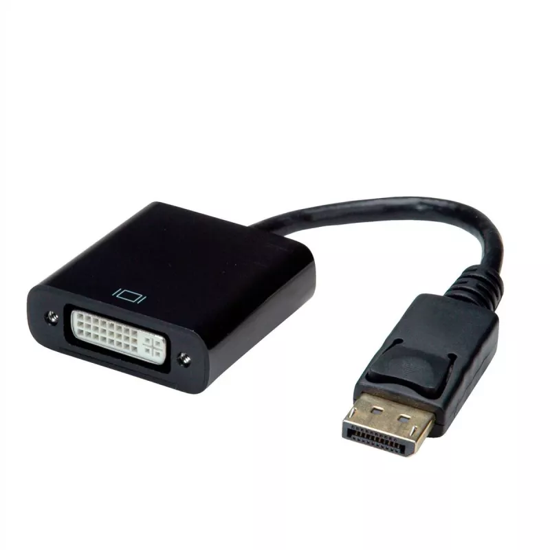 Value 12.99.3137 video kábel adaptér 0,15 m DisplayPort DVI-D čierny (12.99.3137)