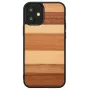 Ochranné puzdro na smartphone Man and Wood pre iPhone 12 mini – čierna