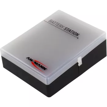 Ansmann box na batérie 48 pre 24x AA, 16x AAA a 4x 9V, čierna/transparentná