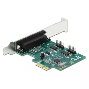 DeLOCK - adaptér paralelný/sériový - PCIe 1.1 Low-Profile - paralelný x 1 + sériový x 2 (90413)