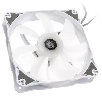 120mm ARGB ventilátor BitsPower Notos — biely, model BPTA-FX1812NTWH-1
