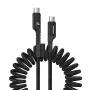 Baseus Fish-Eye USB-C na USB-C rýchlonabíjací kábel 1 m 100 W čierny
