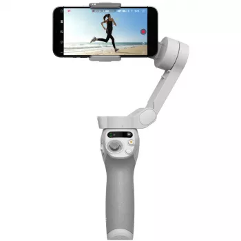 DJI OM SE gimbal sivý Bluetooth vrátane držiaka na telefón taška maximálne zaťaženie 290 g