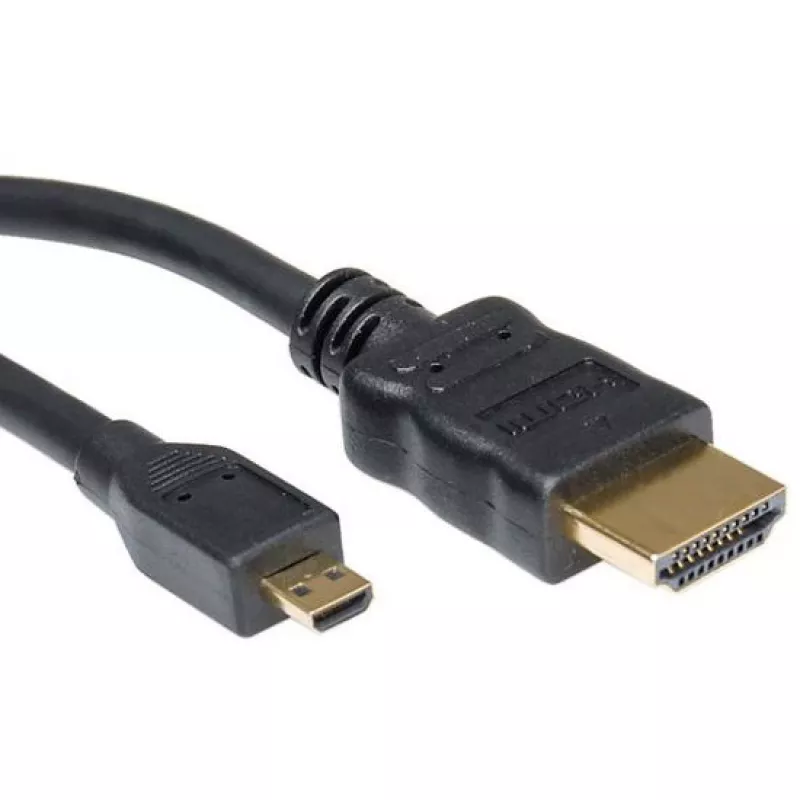 VALUE HDMI High Speed kábel s Ethernet, HDMI A ST - Micro HDMI ST 2,0m (11.99.5581)