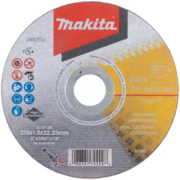 Makita E-17120-12 rovný rezací kotúč 125 mm 12 kusov (E-17120-12)