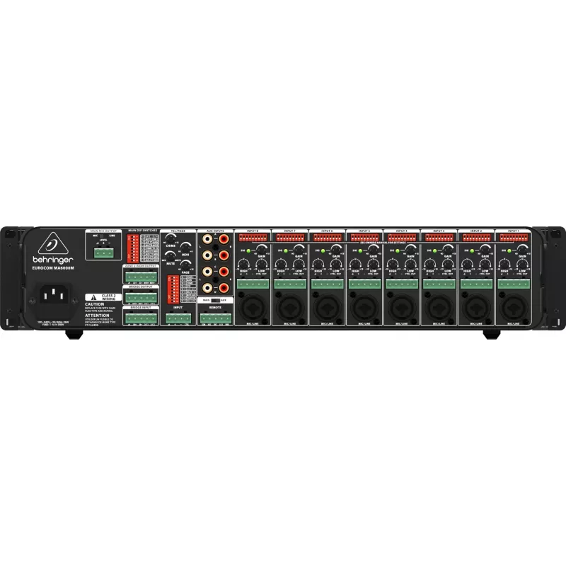 Behringer MA6000M audio zosilňovač performance/pódium čierna
