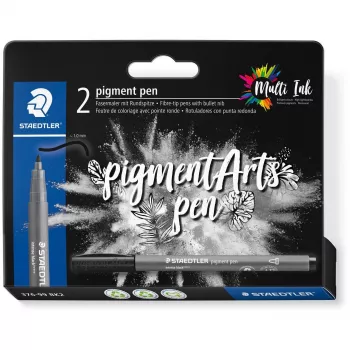 Fixka Staedtler Pigment Arts Intensiv Pen čierna 2 kusy