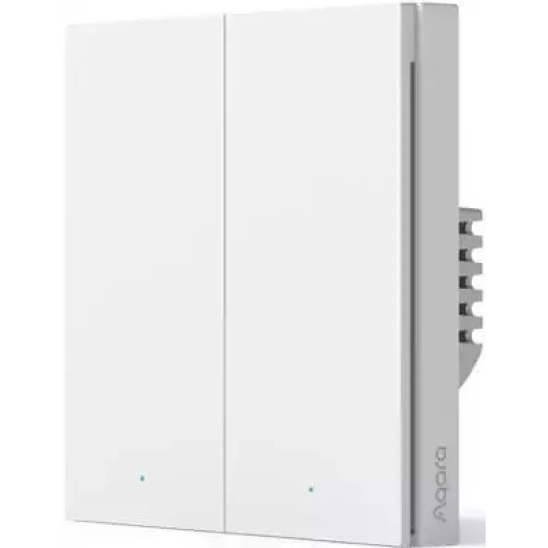 Aqara Smart Wall Switch H1 (No Neutral, Double Rocker) biela (HomeKit)