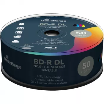 BD-R DL MediaRange MR510 50 GB 25 ks