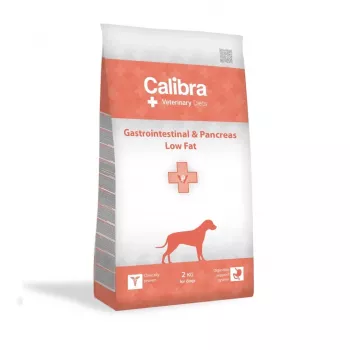 Calibra VD Gastrointestinal & Pancreas Low Fat suché krmivo pre psov 2 kg