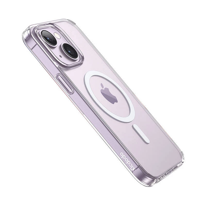 Magnetické puzdro McDodo pre iPhone 15 Pro (priehľadné)