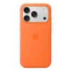 Silikónové puzdro Apple iPhone 17 Pro MagSafe oranžové puzdro