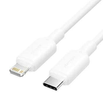 USB-C na Lightning kábel 3A 480Mbit/s 1m BIELY