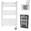 Elektrický kúpeľňový radiátor Adler AD 7824 600 W, biela, IP24, na stenu, 500×900 mm