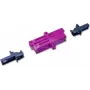 Lightwin Kvalitná optická spojka LSH (kompatibilná s E2000), simplex, multimode OM4 spojky (LKUP E2-E2 MM OM4 LSH)