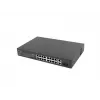 Lanberg RSFE-16P-2C-250 nespravovaný PoE+ prepínač, 16x 10/100 PoE+, 2x Gigabit Combo, 250 W, 1U rack