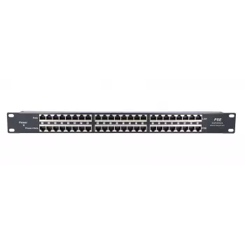 Extralink PoE injektor 24 port 24x 100Mb/s RJ45, Rackmount