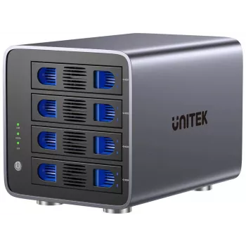 Unitek RAID puzdro S1301AGY01-EU USB-C pre SATA disky, podporuje až 80 TB