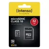 PAMÄŤOVÁ KARTA MICRO SDHC 32 GB C10/MIT ADAPTER 3413480 INTENSO