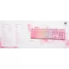 Deltaco GAM-021-RGB-P-DE - plná veľkosť (100%) - USB - membránové spínače - QWERTZ - ružová