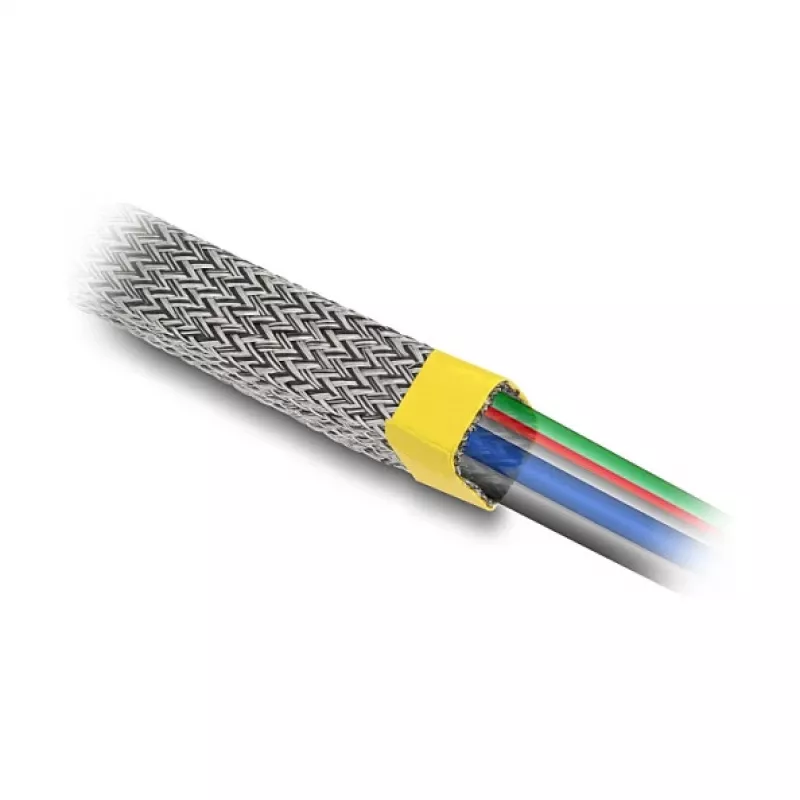 Káblový plášť DeLOCK 20937 sivá meď polyester 1cm 2000mm