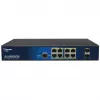 Managed 10-portový PoE switch ALLNET ALL-SG8610PMJ s 8 PoE+ portami a 2 uplink portami