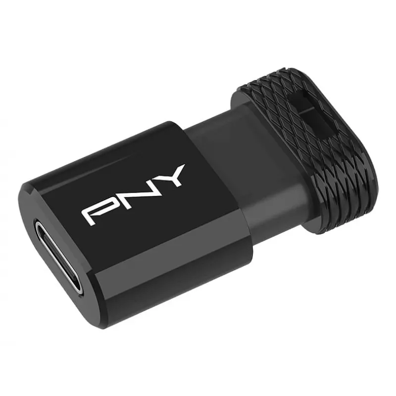 USB flash disk PNY Elite-X 64 GB USB Type-C 3.2 Gen 1 (3.1 Gen 1) čierny