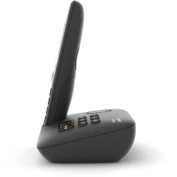 Gigaset A690A - analógový/DECT telefón - bezdrôtová mikrotelefónna jednotka - hlasitý odposluch - 100 záznamov - čierna (S30852-H2830-B101)