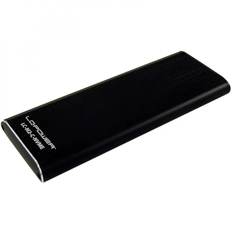 Puzdro na SSD LC-Power LC-M2-C-NVME čierne M.2