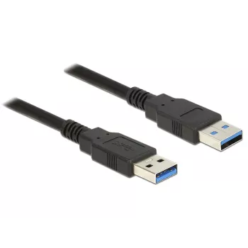 USB kábel DeLOCK 85061 USB 3.2 Gen 1 1,5 m čierny