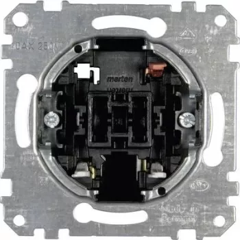 Elektrický spínač Merten MEG3116-0000, jednopólový, 250 V AC, 10 A, biela