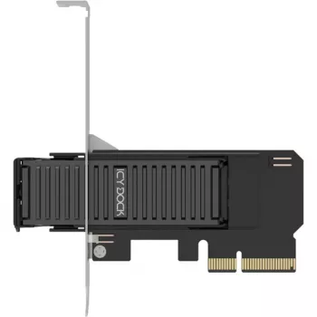 ICY DOCK MB305M4P-B rám na výmenu M.2 NVMe SSD na PCIe 4.0 x4 adaptérovú kartu