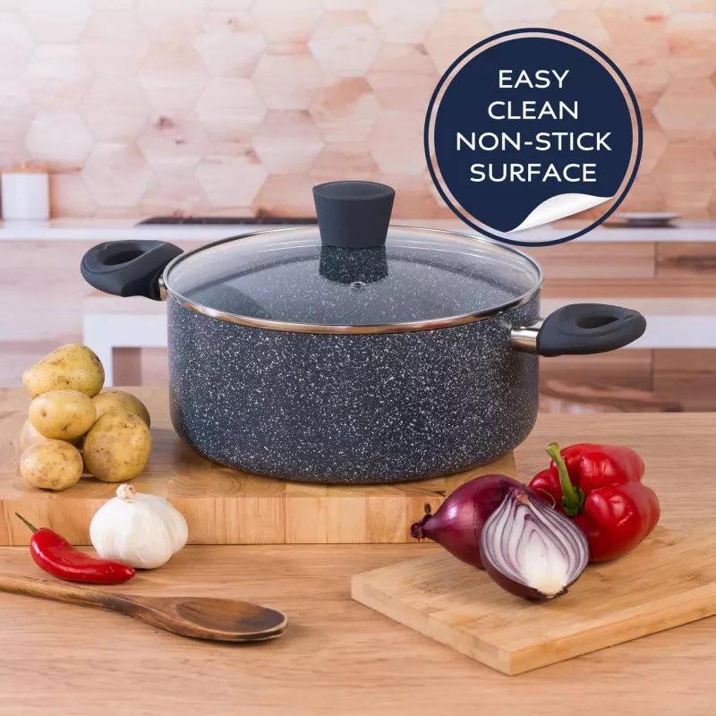 Sada hrncov Russell Hobbs RH02818EU7, 5-dielna kamenná sada riadu