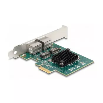 DeLOCK PCI Express x1 karta na 2 x RJ45 Gigabit LAN BCM sivá