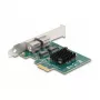 DeLOCK PCI Express x1 karta na 2 x RJ45 Gigabit LAN BCM sivá