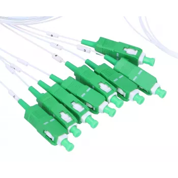 Extralink 1:8 PLC SC/APC rozbočovač, 900um, 1m