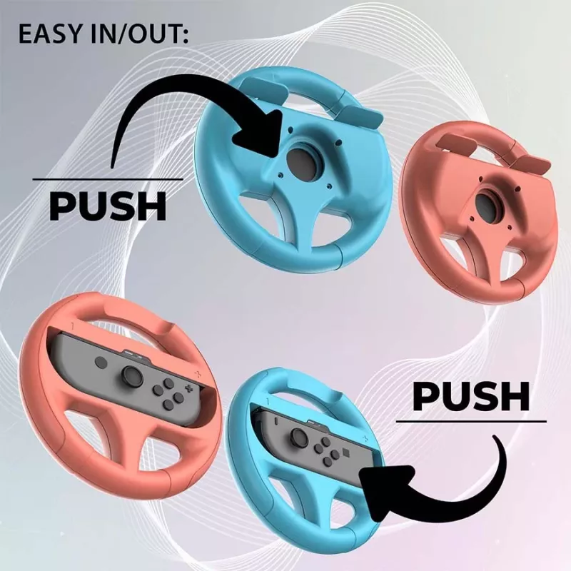 Volant mod Subsonic balenie 2 ks volantov pre Switch & Switch 2 červená tyrkysová