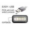 USB kábel DeLOCK EASY-USB 2.0-A - USB 2.0 Micro-B 3 m