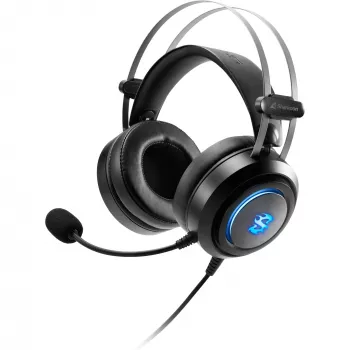Sharkoon Skiller SGH30 headset káblový gaming headset s hlavovým mostom, čierny