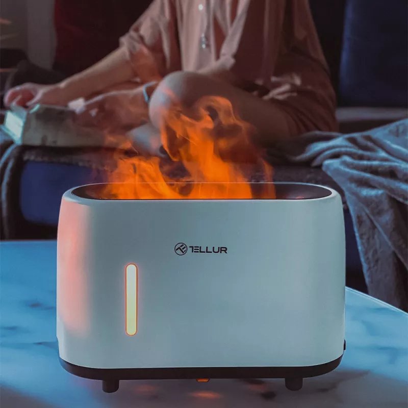 Odparovací aromatický difuzér Tellur TLL441121 biela 0,24L 14W