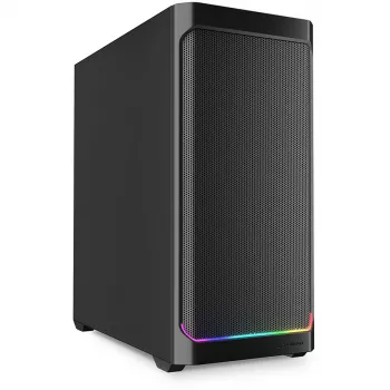 Sharkoon AK4 RGB STRIP Midi Tower čierna