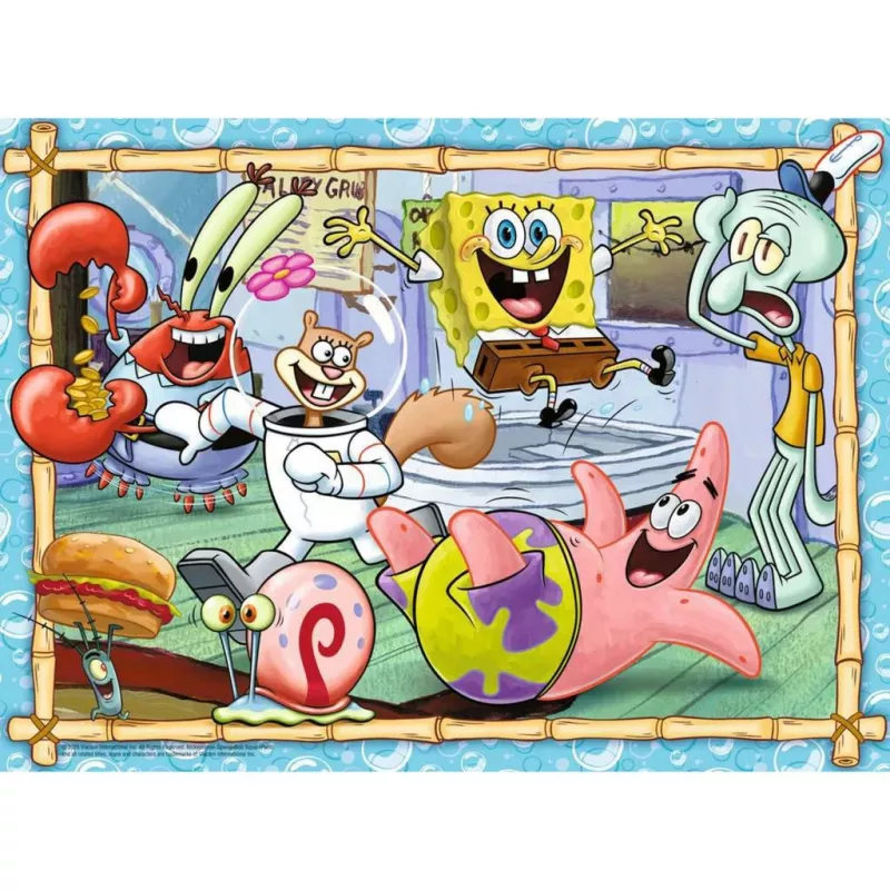 Ravensburger Puzzle New Adventures in Bikini Bottom, 200 dielikov, detské puzzle