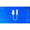 USB Type 3.1 C (M) – Jack 3,5mm (F) audio adaptér biela SAVIO AK-52