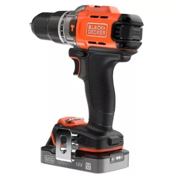Akumulátorový príklepový vŕtací skrutkovač Black & Decker BCD383D1XC 18V 2Ah sada s batériou