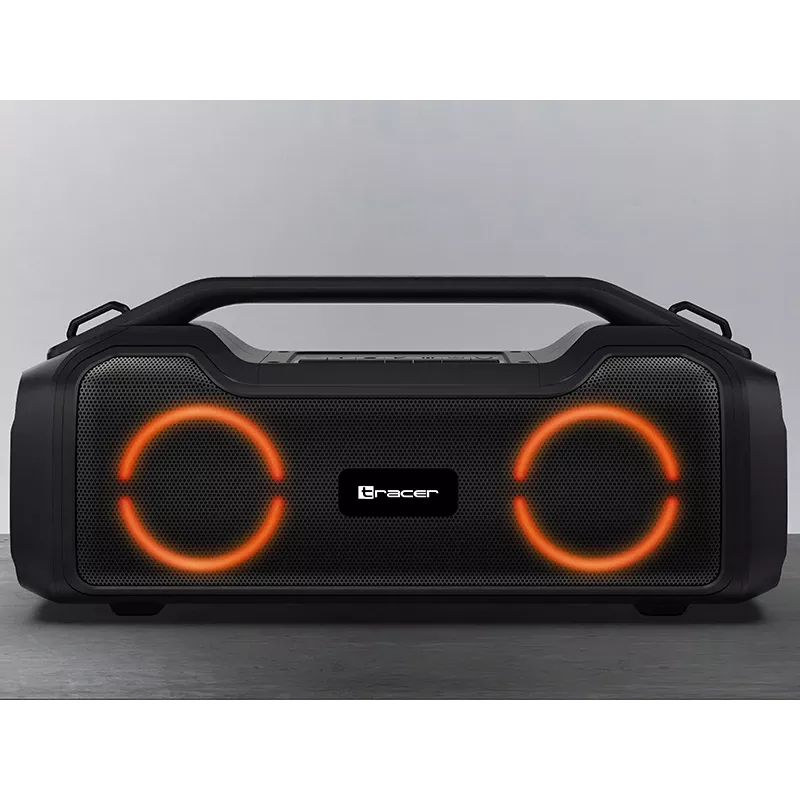 Stereo prenosný reproduktor TRACER BigBoy TWS Bluetooth 40 W RMS, Bluetooth 5.3, 12 h batéria, čierny