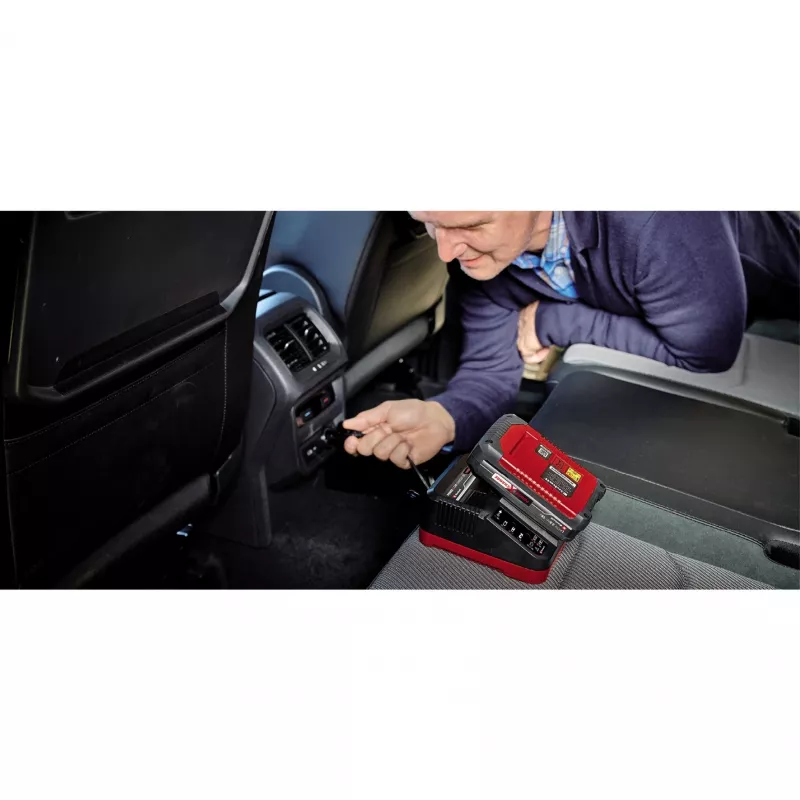 Nabíjačka batérií Einhell Power X-Car Charger 3A zapaľovač cigariet červená