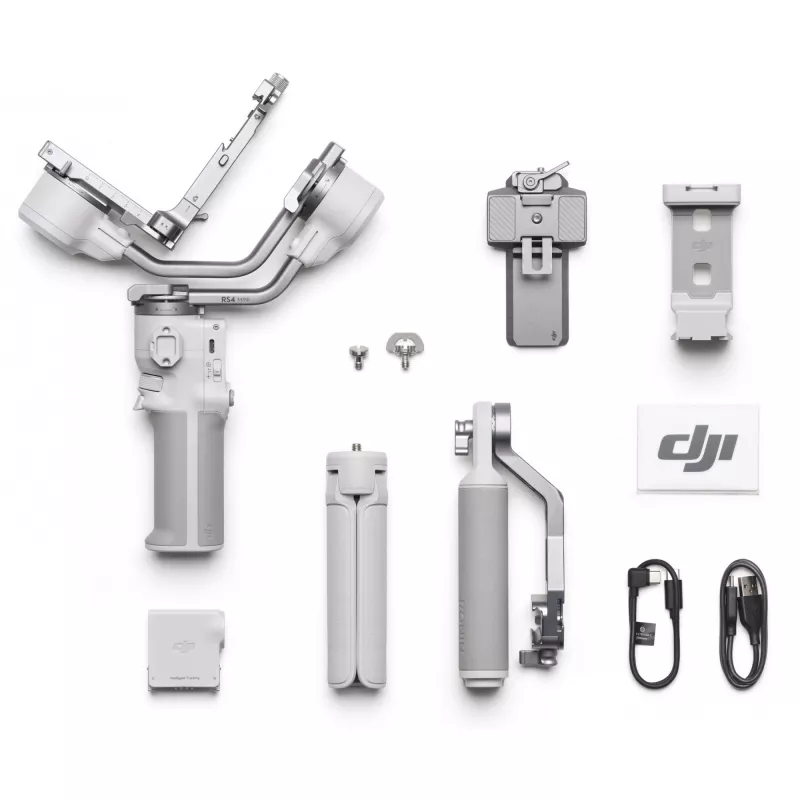 Gimbal stabilizátor DJI RS 4 Mini Combo — kompaktný ľahký ručný stabilizátor pre bezzrkadlovky