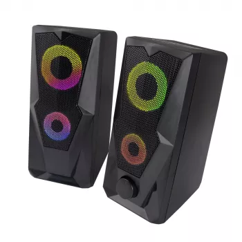 Reproduktor ESPERANZA BAILA 6 W káblový stojanový reproduktor, 6 W RMS, 160–20000 Hz, 3 Ω, USB & 3,5 mm, pár
