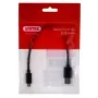 USB-C na USB-A kábel Unitek Y-C490BK 3.1 Gen1 (USB 3.0), 0,25 m, čierny, konektor samec na konektor samec